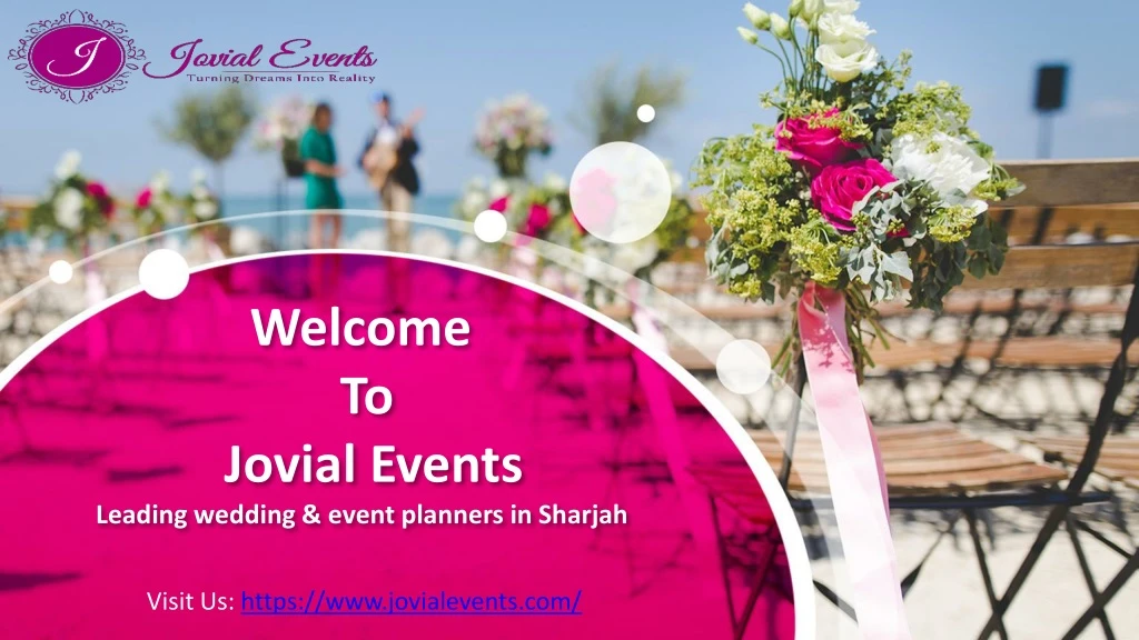 welcome to jovial events leading wedding event planners in sharjah