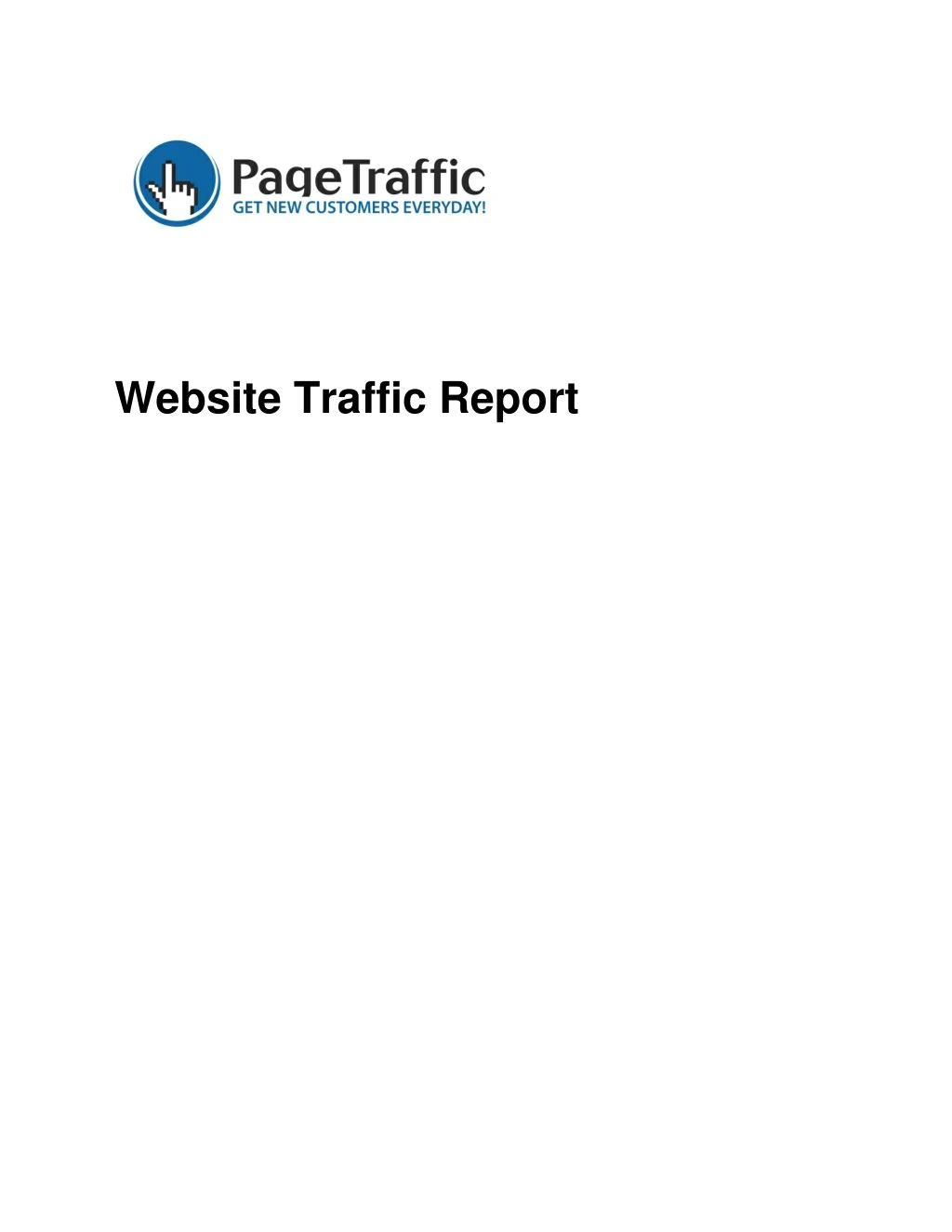 website traffic report