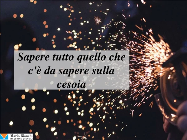 sapere tutto quello che c da sapere sulla cesoia