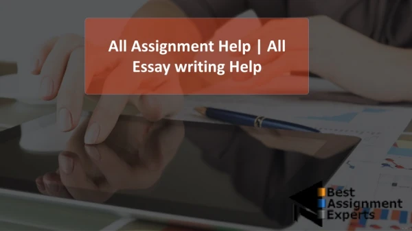 All Assignment Help | All Essay writing Help