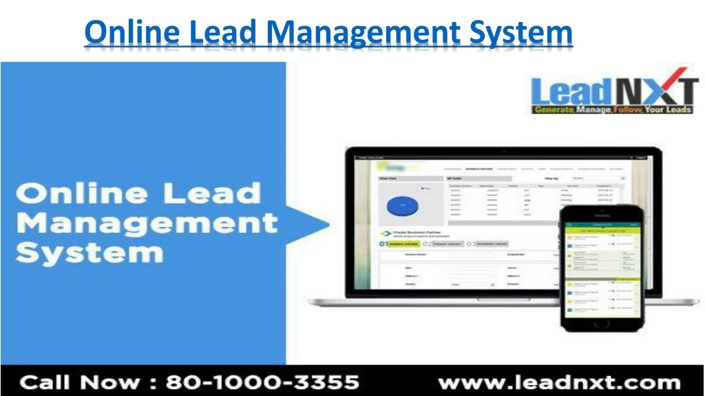 online lead management system