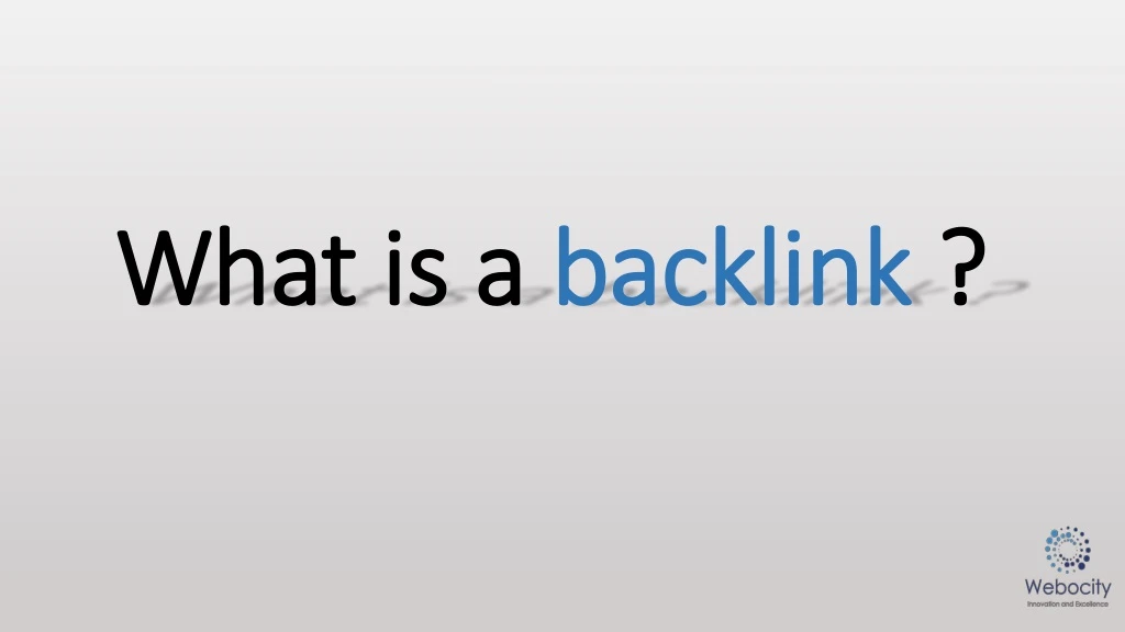what is a backlink