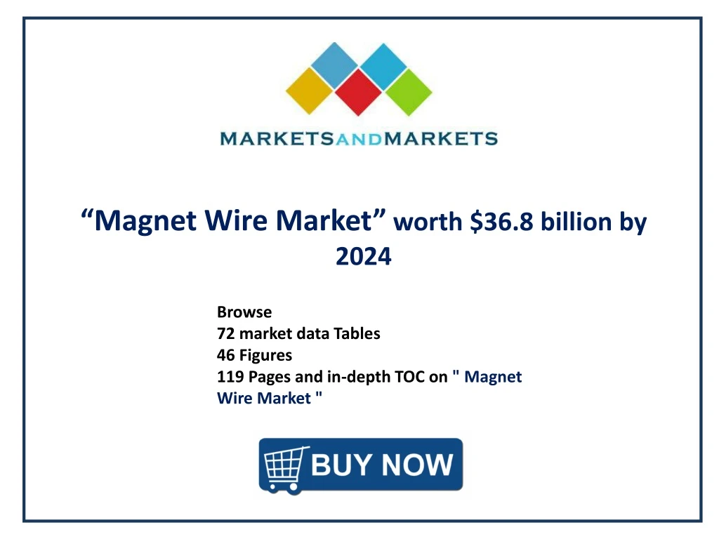 magnet wire market worth 36 8 billion by 2024