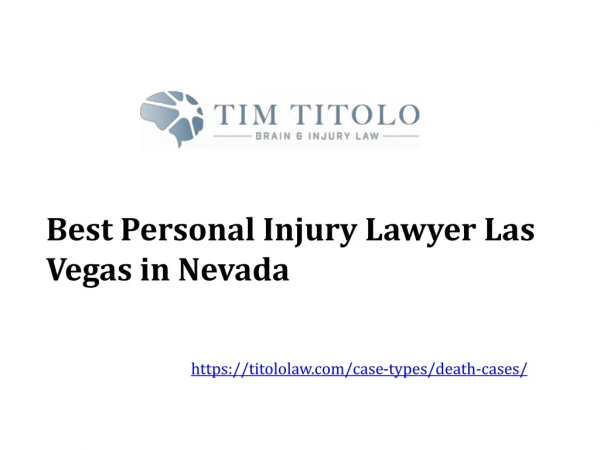 Best Personal Injury Lawyer Las Vegas