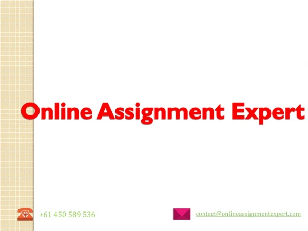 To Secure Good Grades in Assignment from Online Assignment Expert