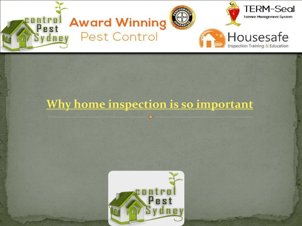 why home inspection is so important