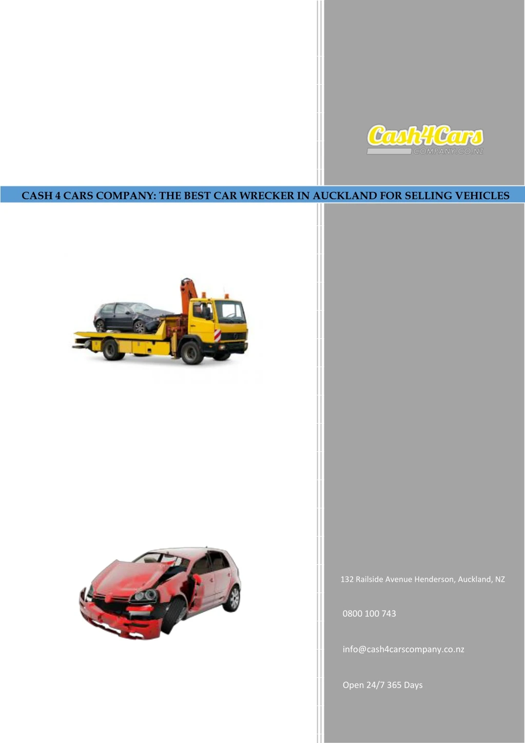 cash 4 cars company the best car wrecker