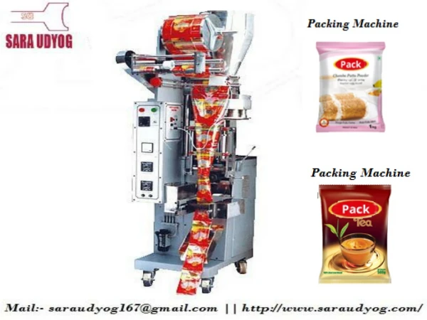 Tea Packing Machine Suppliers In India