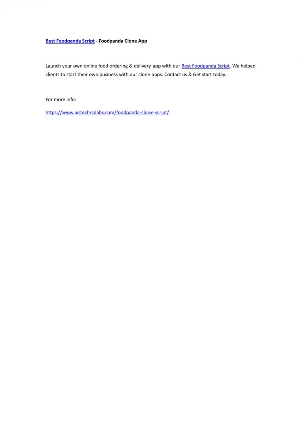 best foodpanda script foodpanda clone app