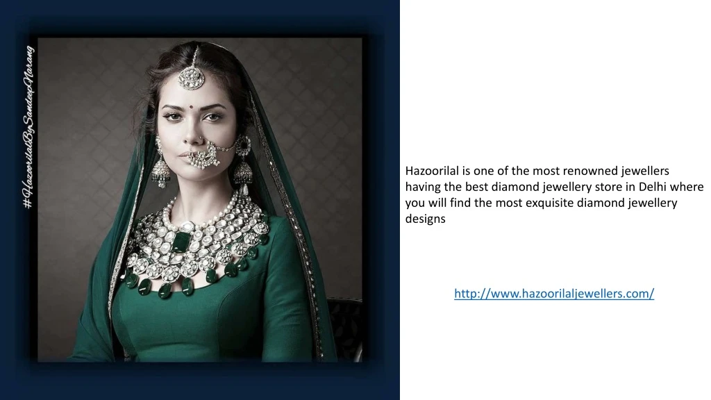 hazoorilal is one of the most renowned jewellers