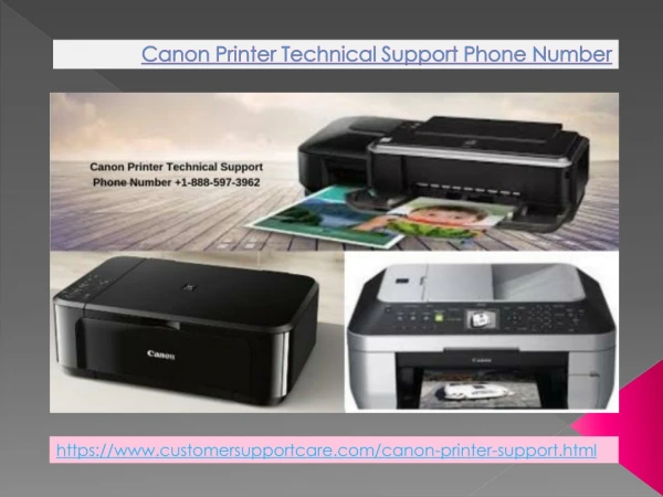 Canon Printer Technical Support Phone Number 1-888-597-3962