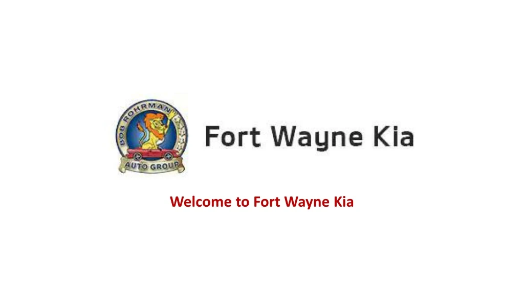 welcome to fort wayne kia