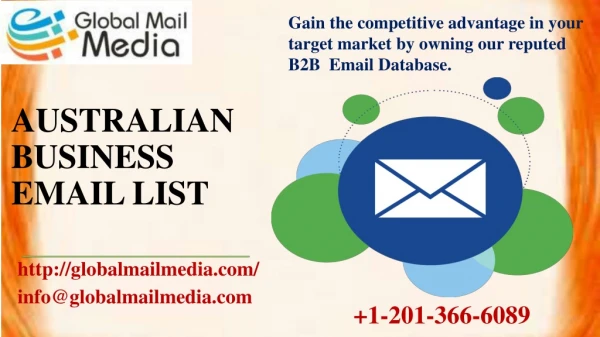 australian business email list