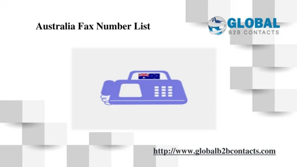 Australia Fax Number List