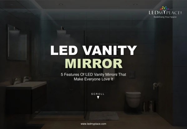 Modern Style Energy-Efficient LED Vanity Mirrors
