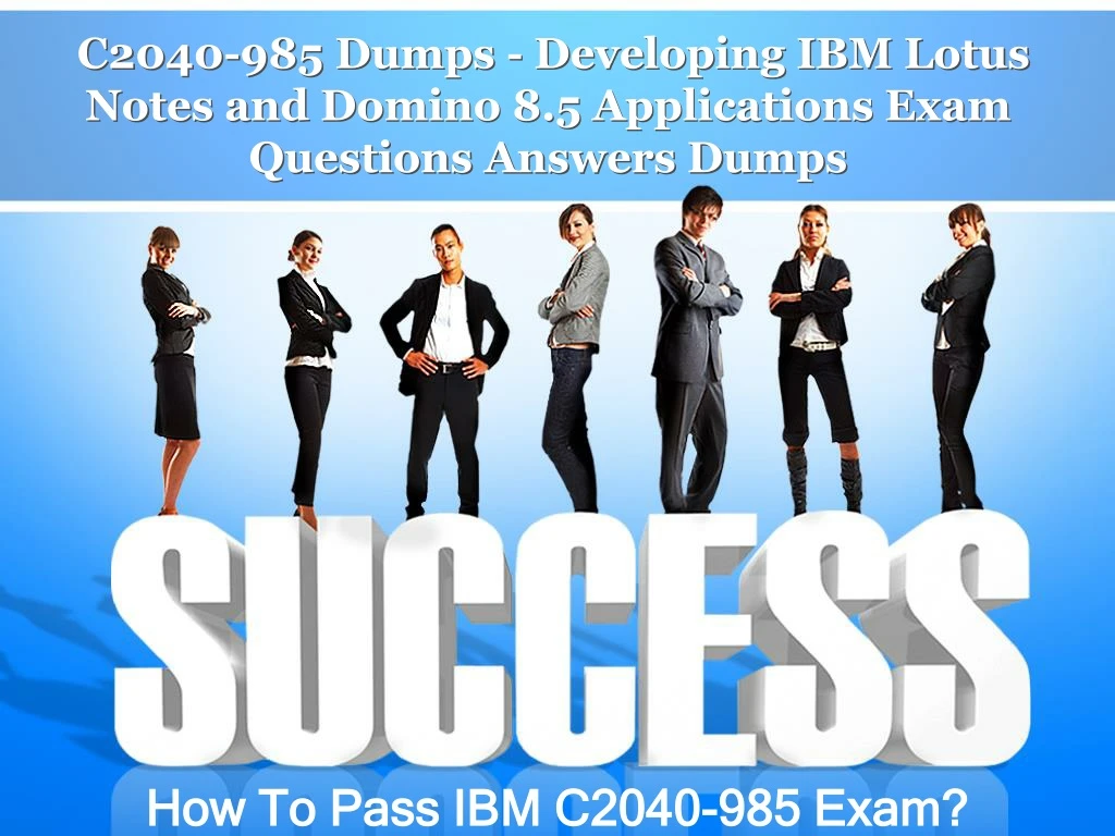 c2040 985 dumps developing ibm lotus notes