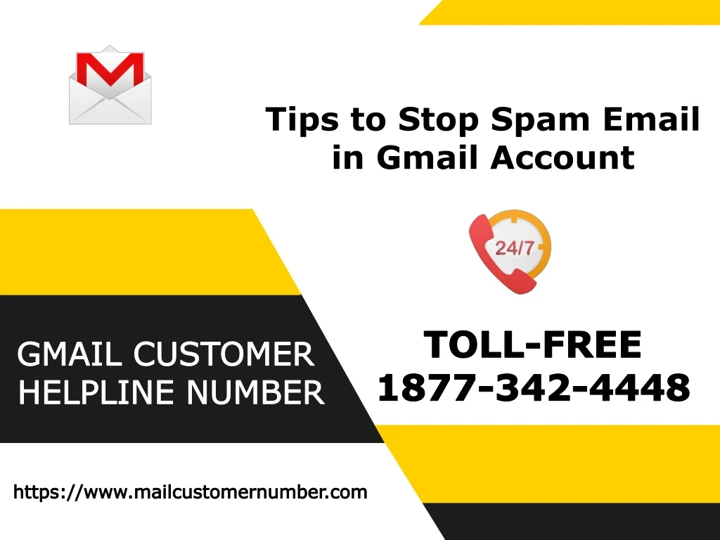 tips to stop spam email in gmail account
