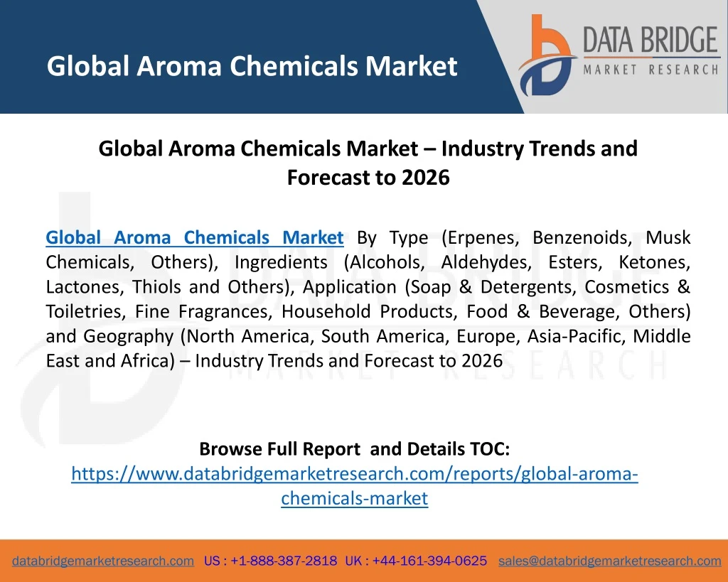 global aroma chemicals market