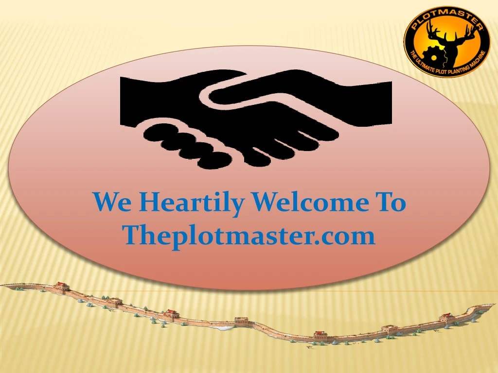 we heartily welcome to theplotmaster com
