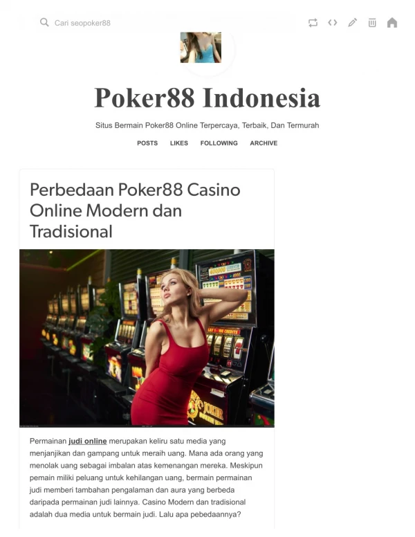 Perbedaan Poker88 Casino Online Modern dan Tradisional