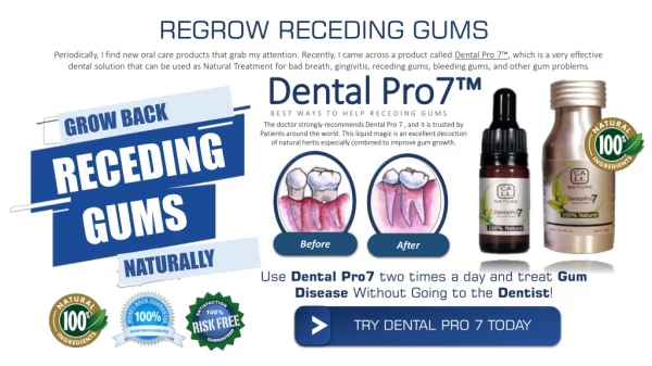 Reversing Receding Gums