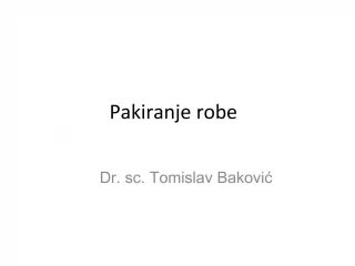 Pakiranje robe - slide 1