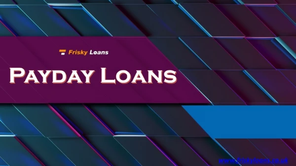 Payday loans UK