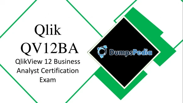 qlik qv12ba qlikview 12 business analyst