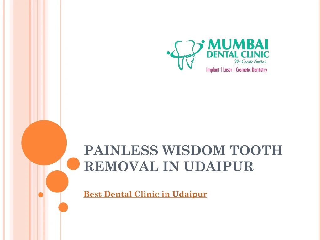 painless wisdom tooth removal in udaipur