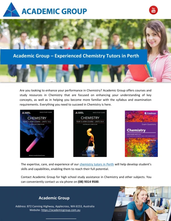 Academic Group – Experienced Chemistry Tutors in Perth