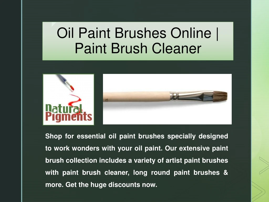 oil paint brushes online paint brush cleaner