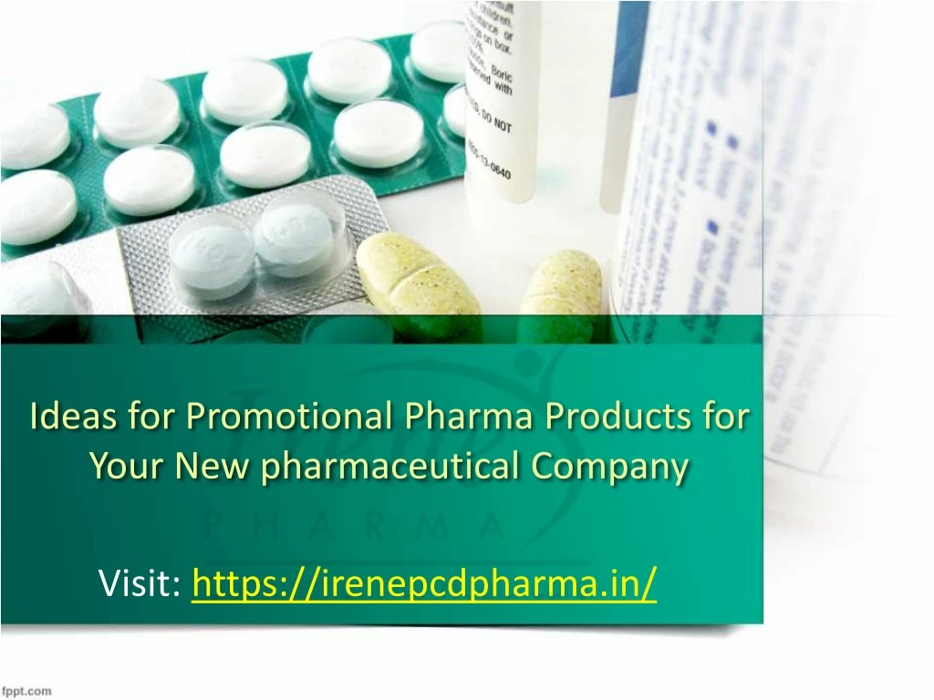 ideas for promotional pharma products for your