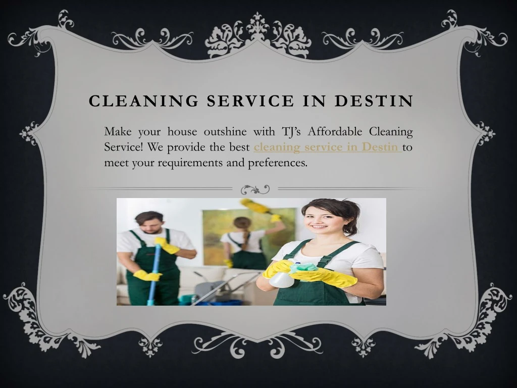 cleaning service in destin