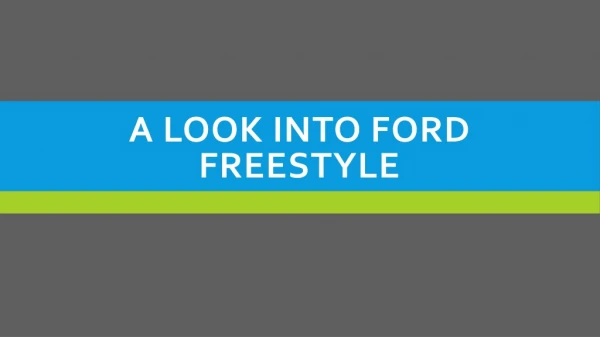 Ford FreeStyle