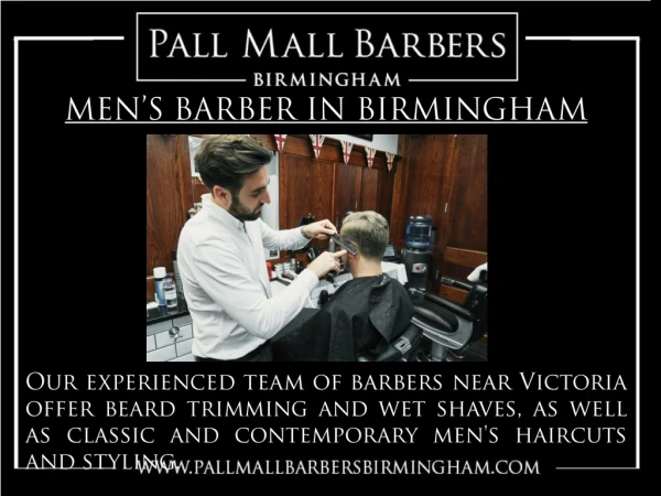 Men’s Barber In Birmingham