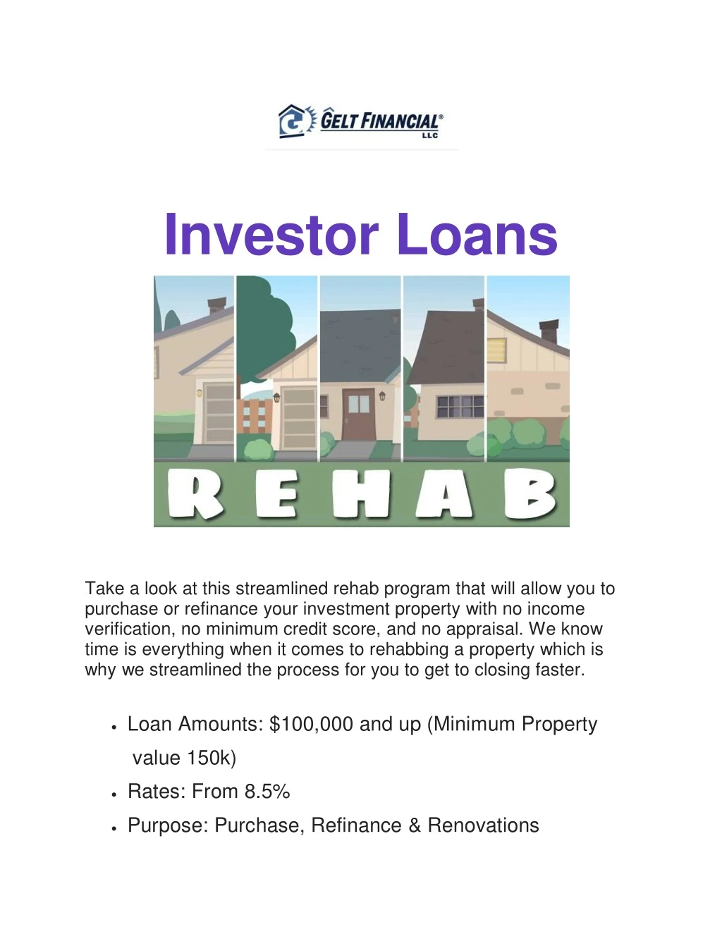 investor loans