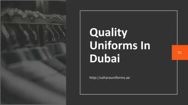 Best Quality uniforms in Dubai