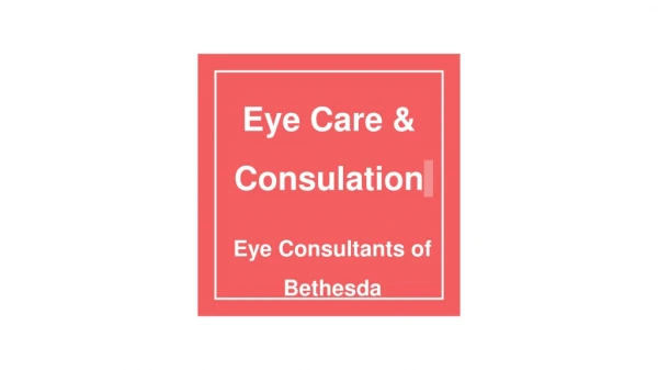 Bethesda Eye Care Center