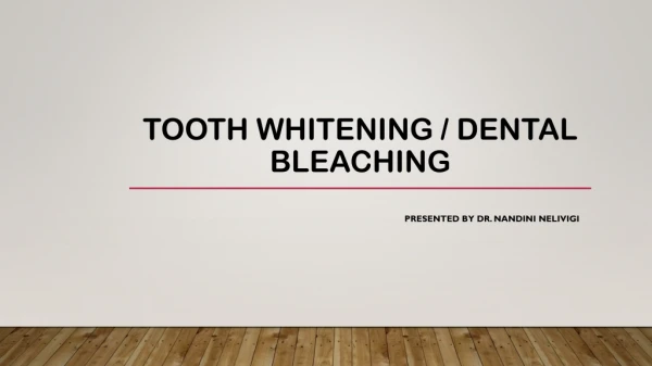 Dental Bleaching | Tooth Whitening Treatment in Bellandur, Bangalore