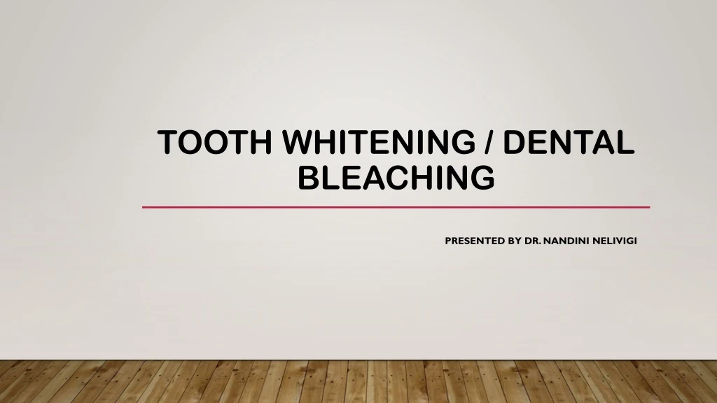 tooth whitening dental bleaching