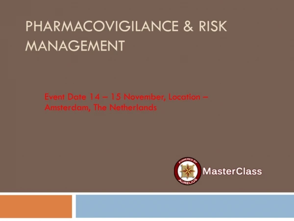 pharmacovigilance risk management