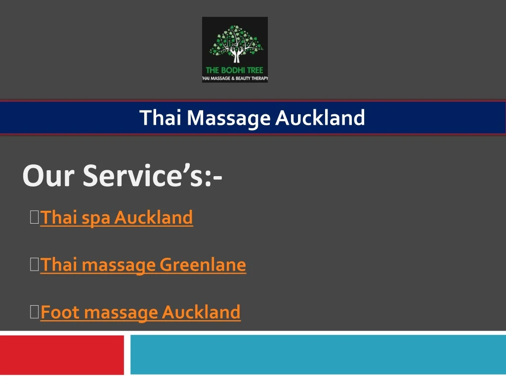 thai massage auckland