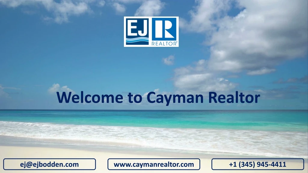 welcome to cayman realtor