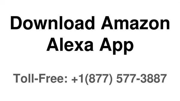 Download Amazon Alexa App