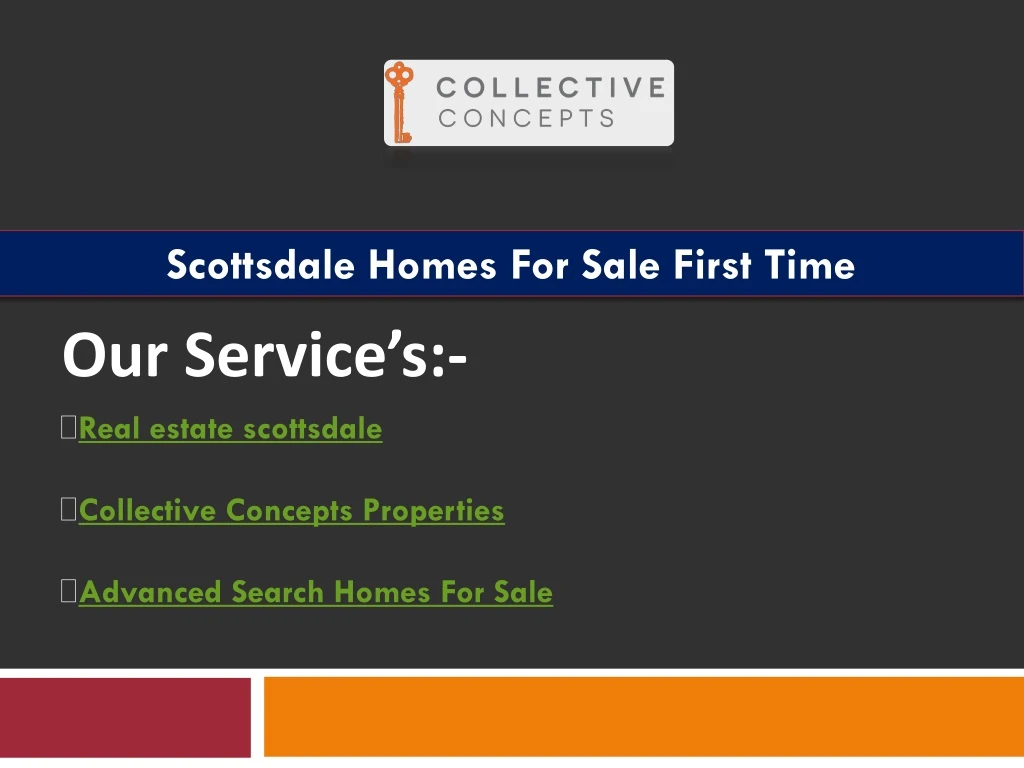 scottsdale homes for sale first time