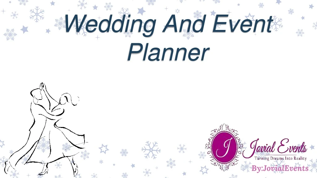 wedding and event planner