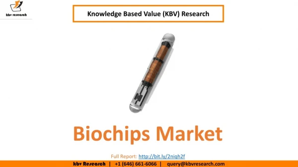 Biochips Market Size- KBV Research