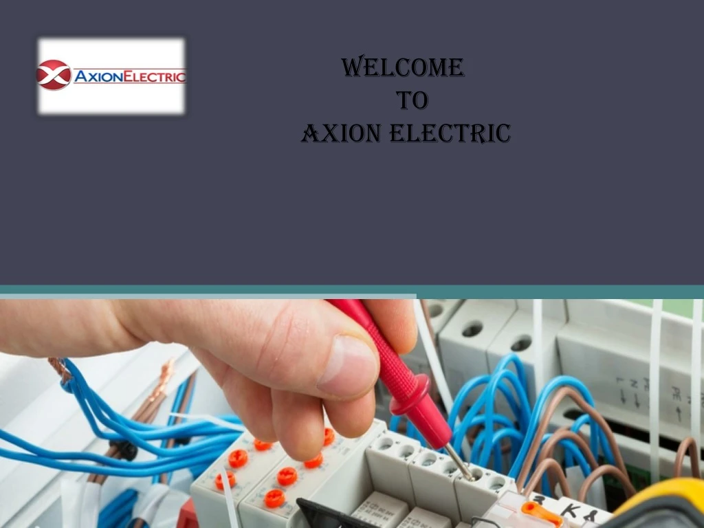 welcome to axion electric