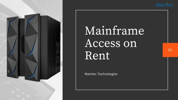 Mainframe access | Mainframe user ID's for rent