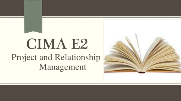 CIMA E2 Questions Bank | CIMA E2 Real Exam